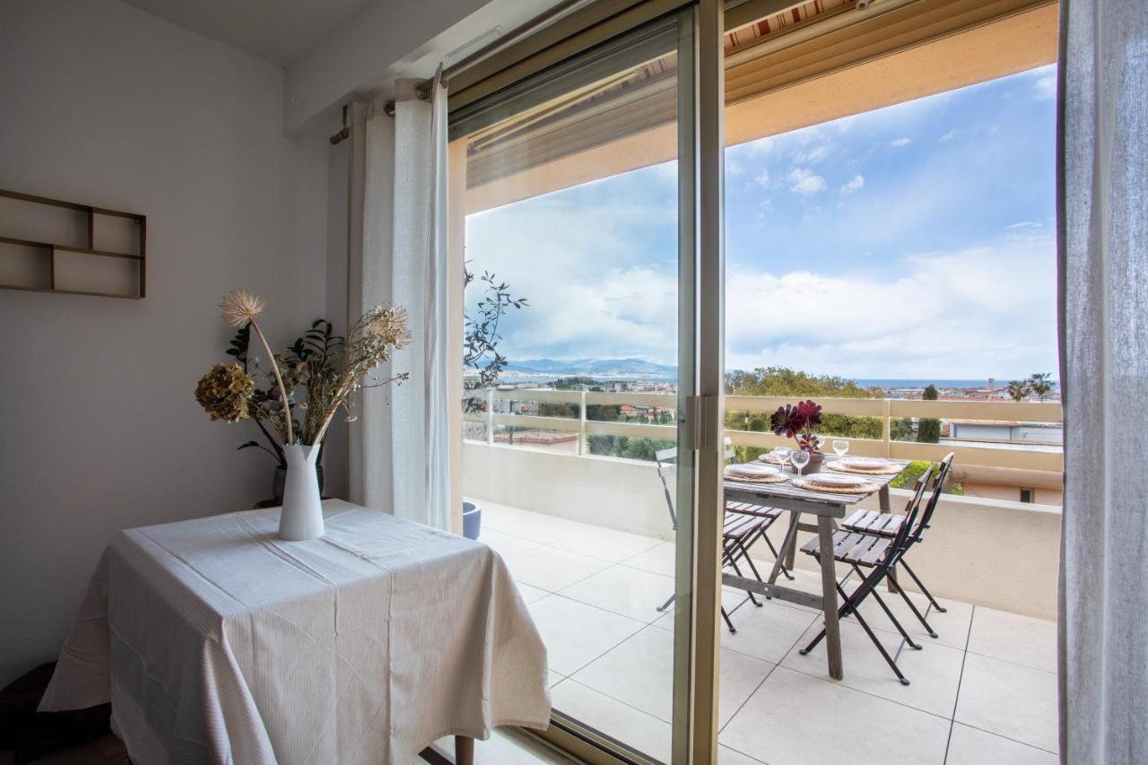 Vue Mer, Terrasse Et Parking Prive Antibes Zewnętrze zdjęcie