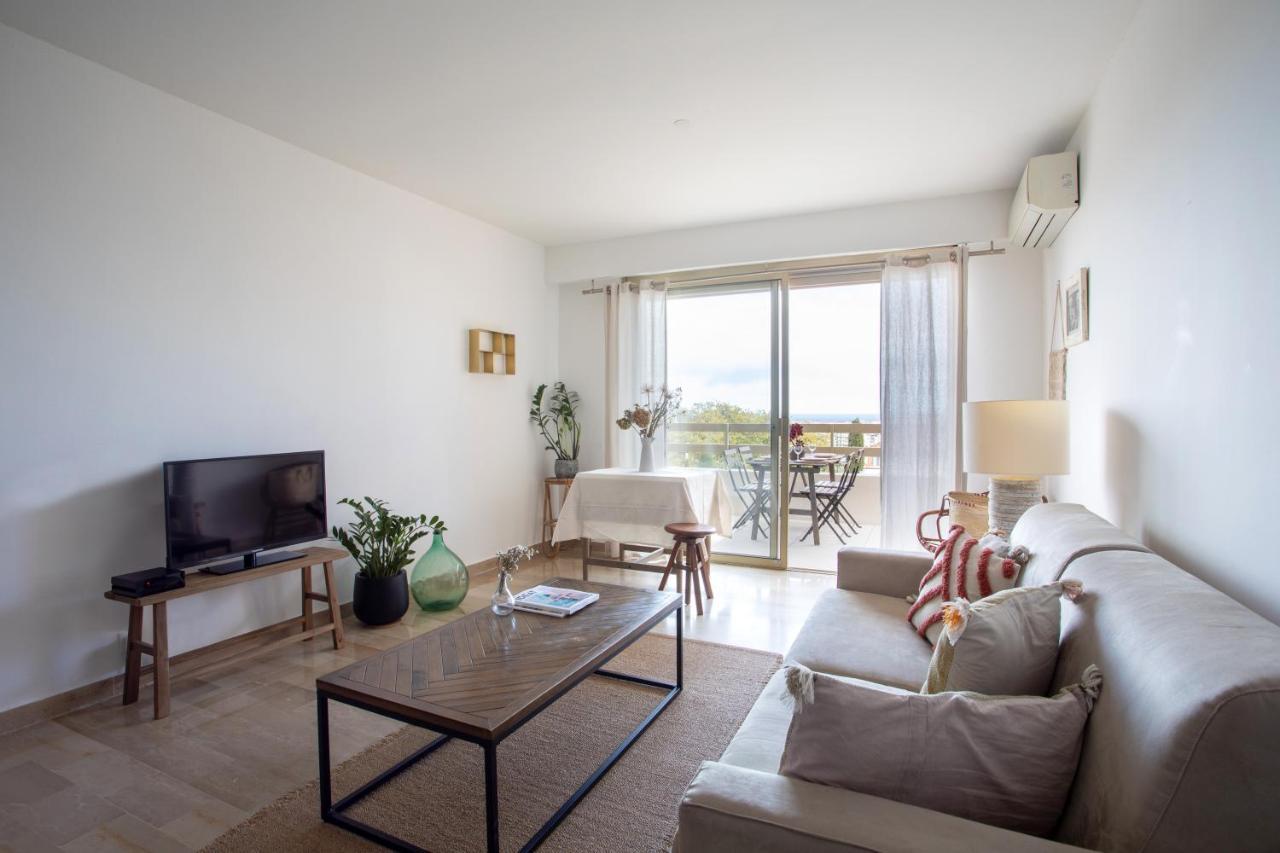 Vue Mer, Terrasse Et Parking Prive Antibes Zewnętrze zdjęcie
